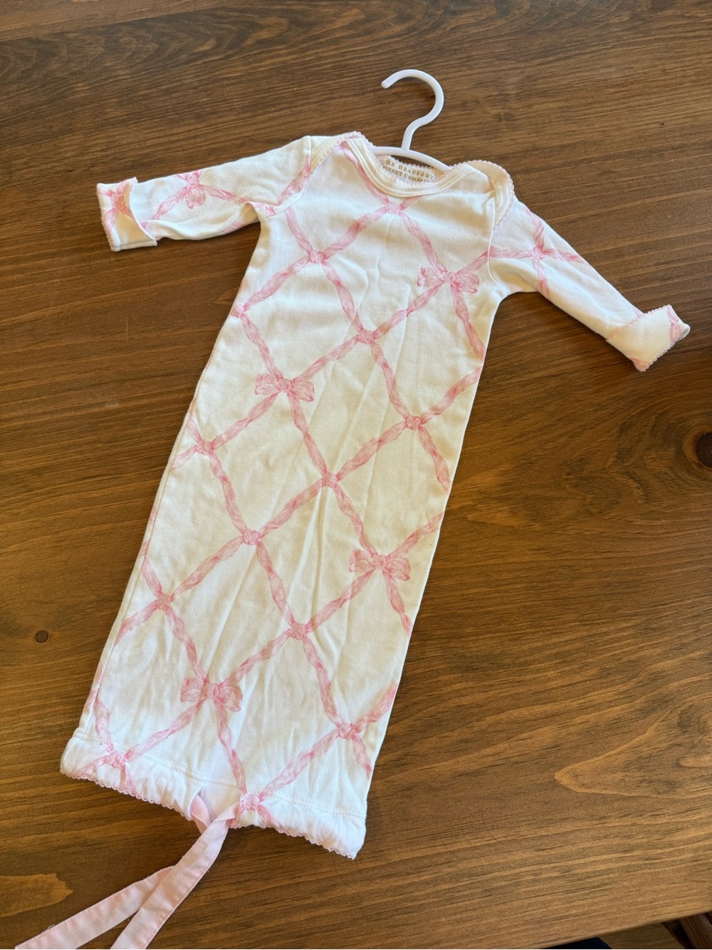 The Beaufort Bonnet Company Pink Bow Gown (like new)